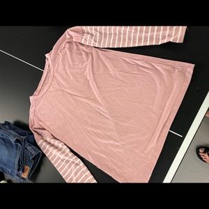 Light pink top